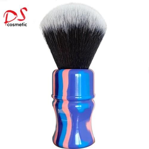 Dscosmetic 26MM tuxedo synthetic hair knots shaving brush with resin handle