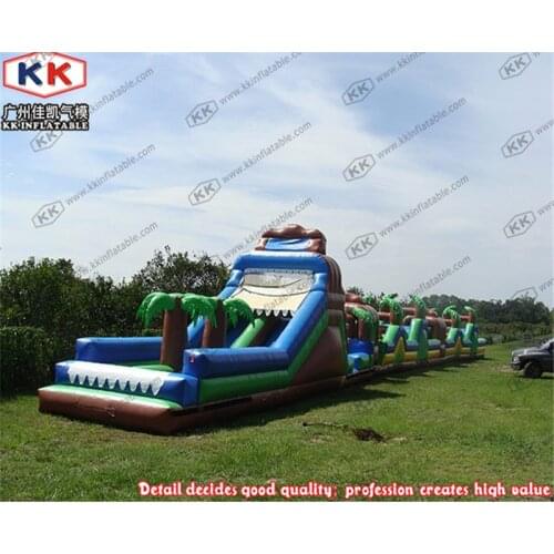 Jungle Xtreme Adrenaline Run Obstacle Course Giant Inflatable Obstacle Course