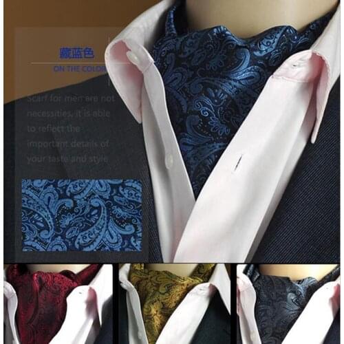 GUSLESON Quality 19 Styles Fashion Luxury Duplex Silk Printing Men Scarf Polka Dot Scarves Suit England Jacquard weave