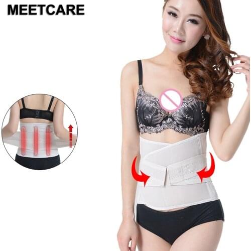 Posture Corrector Back Pain 2in1 Bodybuilding Cloth Abdomen Postpartum Pelvic Abdominal Corset Brace Waist Belt Breathable Women
