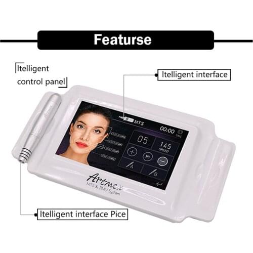 Artmex V8 Permanent Makeup Machine Tattoo Pen Eyebrow Make Up&Lip Rotary MTS PMU System Strong Motor Pen Gun