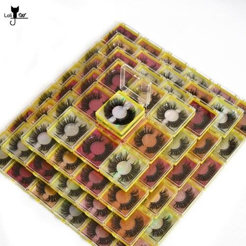 Full Strip False Eyelashes Mink Eyelashes Vendors Top Quality 25mm Fake Lashes In Bulk Fluffy Mink Eyelash Wholesale Boxes