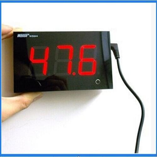 WS844 Custom Wall-Mounted Noise Meter Sound Size Tester Digital Display Decibel Meter WS844 for Bar Shop Hall Office Game Room