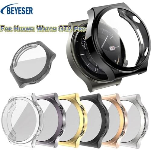 New Soft-Plated All-Around Screen Ultra-Thin Protective Film TPU Protective Cover Case Suitable For Huawei Watch GT2 Pro