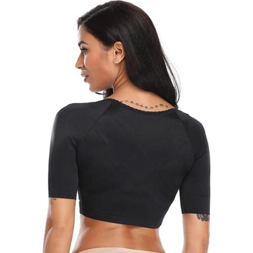 Solid Color Back Posture Corrector Body Shaper Compression Vest Bra Chest Brace Support Belt Shoulder Corrector Health Care