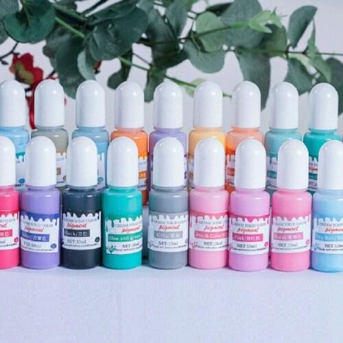 24 Colors Epoxy UV Resin Pigment Opaque Liquid Epoxy UV Resin Dye Resin Colorant A0NF