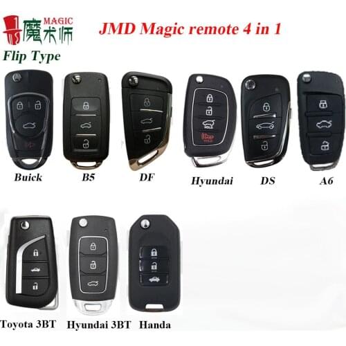 JMD Magic Remote Multifunction 4 in 1 Magic Remotes Flip key B-uick Controls for car Keys Garage Door Flip key type