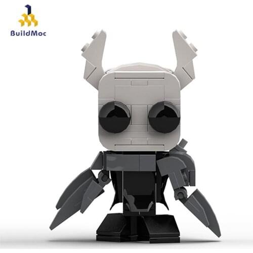 Buildmoc Creator Game Series Hollow Knight Modular Character Image Brickheadz Ideas Building Block Model Children Toy Gift
