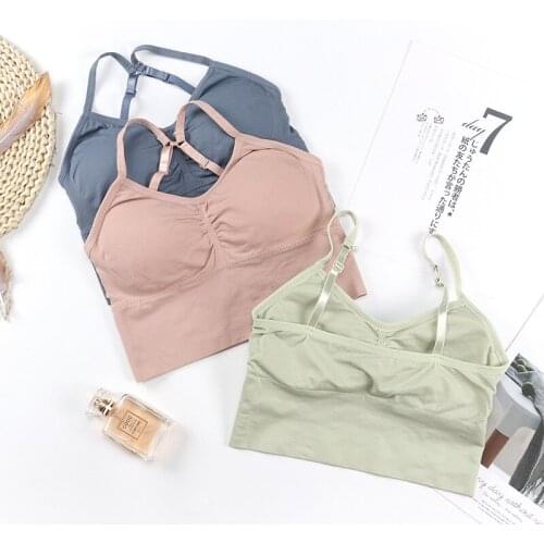 Tops Women Sports Black White Crop Top High Elastic Running Brasier Mujer Push-up Bra Yoga