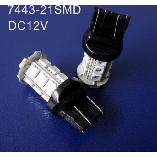High quality 12V 7443 Car Led Parking lights,7443 Led Stoplights,W21/5W led Brake lights T20 led Bulb free shipping 50pcs/lot