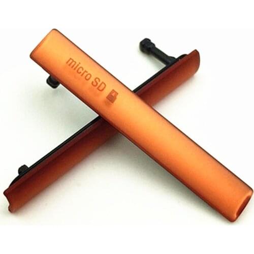 Z3 compact SIM card + micro SD & USB charging slot port, dust-proof plug cover for SONY Xperia Z3 mini Card plug barD5803 D5833