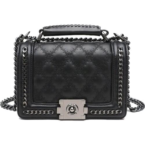 Fashion Chain Luxury Handbags Diamond Embroidery evening Bag Women Shoulder Bag PU party Bags Designer Crossbody Bags