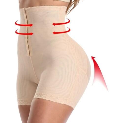 Women Training Control Panties High Waist Large Size Abdomen Hip Underpants Ladies Trendy Body Shaper Waist Corset Butt Lifter
