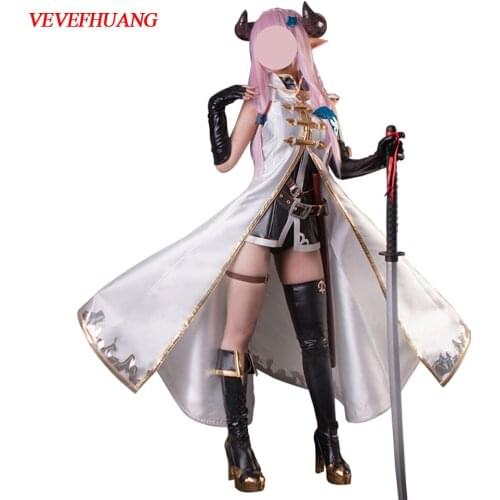 VEVEFHUANG Kосплей Azur Lane Granblue Fantasy MAO Cosplay Costume Female Sexy Dress Uniform Halloween Xmas Christmas For Women