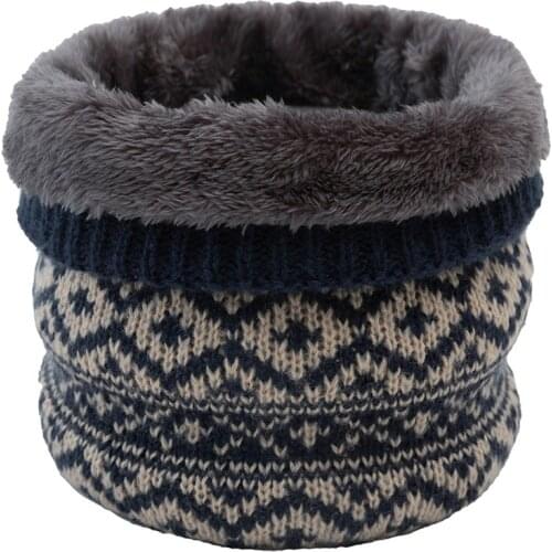 Winter Bib Wool Plus Velvet to Keep Warm, Leisure Collar Single Loop Hedging, Outdoor Travel Cross-Border