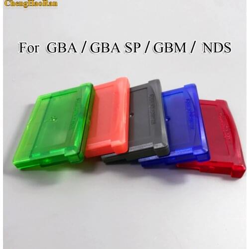 ChengHaoRan 5 color available 1pc For Nintendo GBA, GBA SP, GBM, NDS game cassette shell game card box card holder