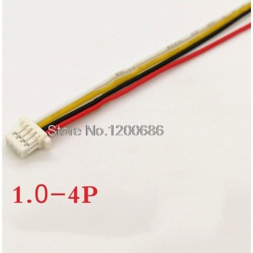 SH1.0 4Pin Male Plug Connector With Wire Cable 8cm