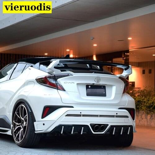 Car Styling High Quality ABS Unpainted Color Rear Spoiler Trunk Lip Wing For Toyota CHR C-HR 2016 2017 2018 2019