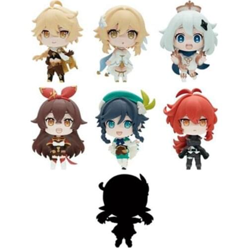 Japanese Version BUSHIROAD Sculpture Game Genshin Impact Cosplay DIY Cartoon Figure Anime Project Klee Blind Box Holiday Gift