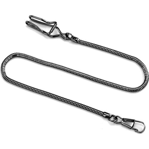 Black/Silver/Rose Gold Fashion Retro Snake Chain Type Pocket Watch Chains