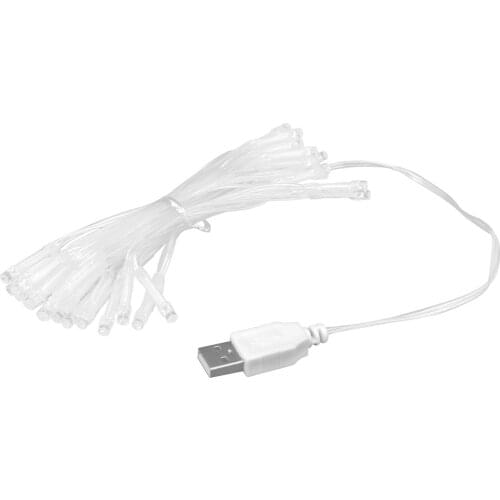 Color Light String 40LEDs Decorative Light USB Indoor Party Decoration Colorful String Lamp