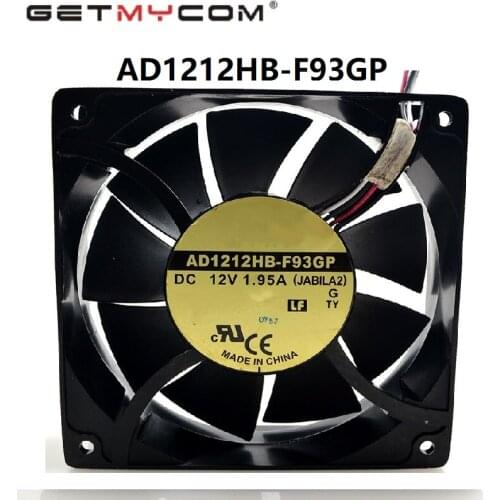 Getmycom Original Genuine AD1212HB-F93GP 1.95A DC12V 12038 12CM cm fan double ball radiation heat fan