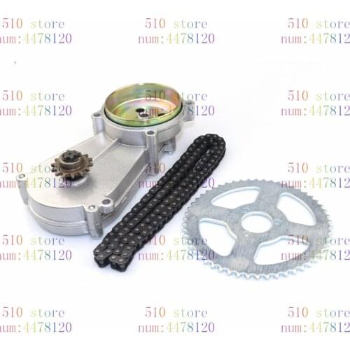 Pocket bike liya front gearbox transmission gear box mini moto atv with t8f chain and Chain plate 2 stroke engine part 47cc 49cc