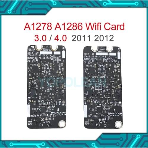 WiFi Airport Card BCM94331PCIEBT4CAX Bluetooth 4.0 For Macbook Pro A1278 A1286 2011 2012 Years BCM94331PCIEBT4AX Bluetooth 3.0