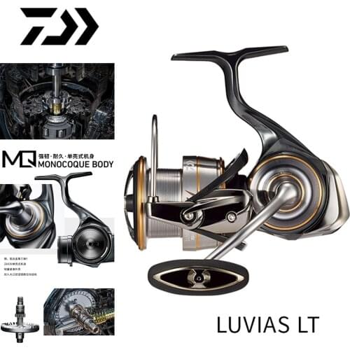 2020 New DAIWA LUVIAS LT 3000/4000CXH Spinning Reel Shallow Spool Monocoque Body Saltwater Rock Ajing Fishing Coil For Sea Bass