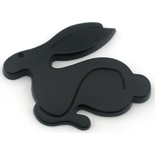 Rabbit Chrome Emblem Golf Passat 3d Custom Car Sticker Decor for Jetta mould