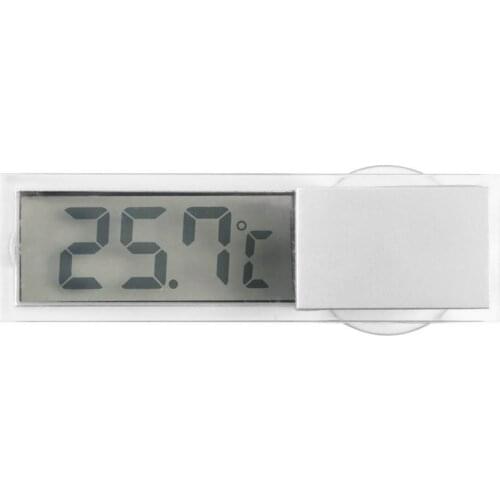 Mini Weather Station Automotive Thermometer Digital Car Temperature Instruments Wall Type Meter LCD Display