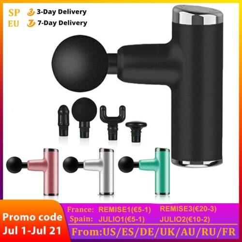 DIOZO Mini Fascia Gun Muscle Massager Gun Deep Ttissue Massage Gun Vibration Pain Relief Device Body Massager USB Rechargeable