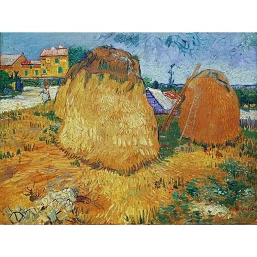 Landscape Van Gogh DIY 11CT Embroidery Cross Stitch Kits Craft Needlework Set Printed Canvas Cotton Thread Home Design