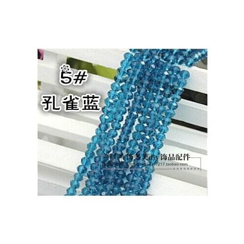 New Clear Beads Crystal Glass Faceted Rondelle Beads, 10mm glass crystal beads,720pcs/bag Blue zircon
