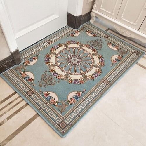 Customized Rectangle Entrance Mat Bathroom Door Mat Anti-slip Carpet Foot Pad