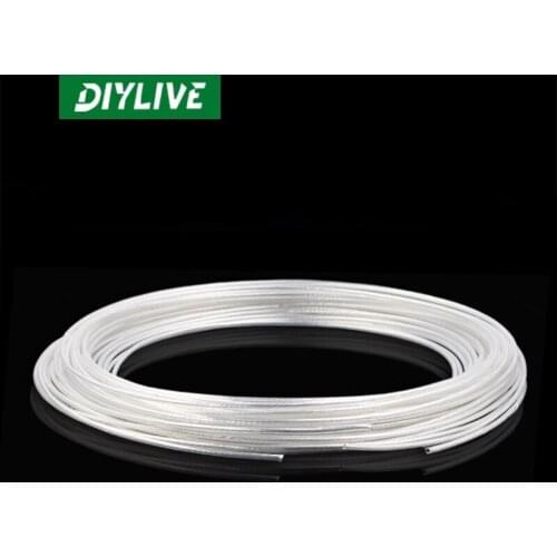 DIYLIVE Transparent high temperature silver-plated wire signal line/machine inner wire/fever speaker line/power cord scattered