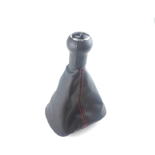 Red 5 Gear Shift Manual Transmission Speed Knob Switch with cover For VW Golf 3 MK3 Wind 1992-1998