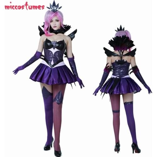 Lux Elementalist Dark Lux Dress Halloween Cosplay Costume
