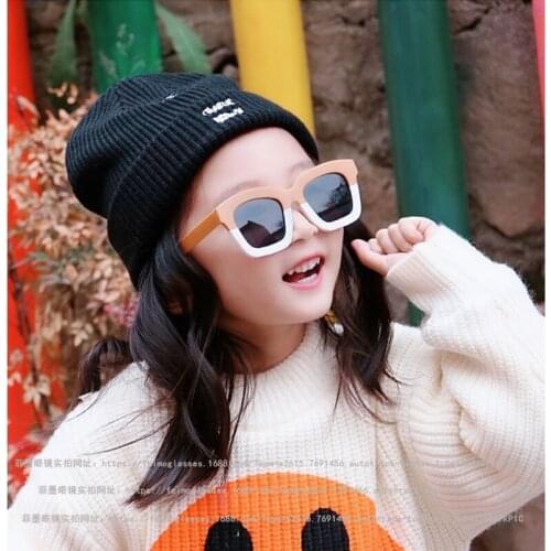 2021Boy Girl Luxury Fashion Square Casual Sunglasses Children Vintage Sunglasses UV Protection High Quality Classic Kids Eyewear