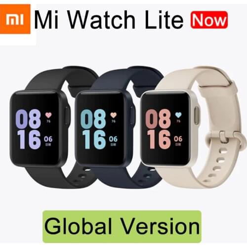 Xiaomi Mi Watch Lite GPS Fitness Tracker Heart Rate Monitor Sport Smartwatch Redmi Watch Band 1.4” Bluetooth 5.0 Sports Watches