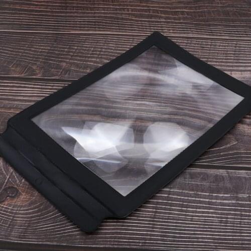 Page Magnifying Lens Bookmark Magnifiers Book Magnification Glass for Seniors