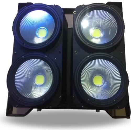 4pcs/lot high power 4pcs 100W white warm white led cob par blinder disco light with dmx control for stage dj lighting party