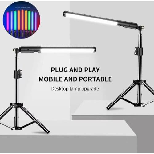 Photography Lighting Stick RGB Handheld LED Light Wand USB Rechargeable 3000-6000K Home Party RGB Fill Lights LED Flash