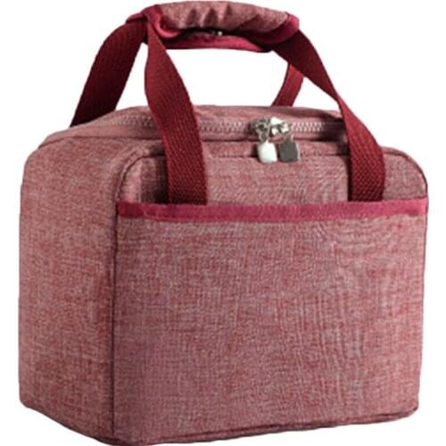 Women Men Thermal Insulated Lunch Bag Waterproof Food Storage Leakproof For School Camping Bolsa Termica Material Escolar