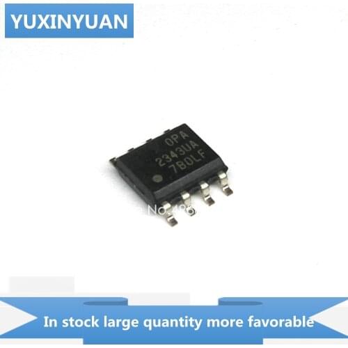 YUXINYUAN 10PCS/LOT OPA2343UA OPA2343U OPA2343 OPA 2343UA PA2343UA A2343UA SOP8 in stock in stock