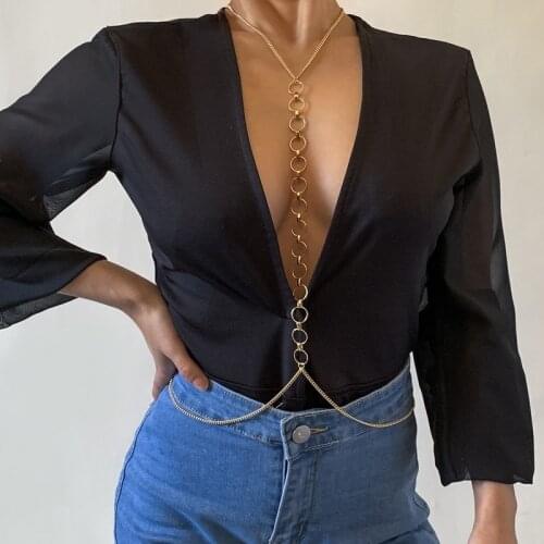 Woman Waist Chains Metal Gold Color Festival Accessories Belt Decoration Female Goth Punk Sexy Belly Chain Body Jewelry