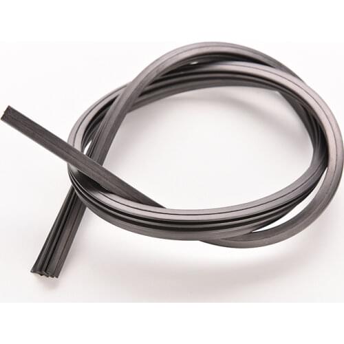 2x Auto Car Bus Windshield Frameless Rubber Wiper Blade Refill 24" 6mm Universal