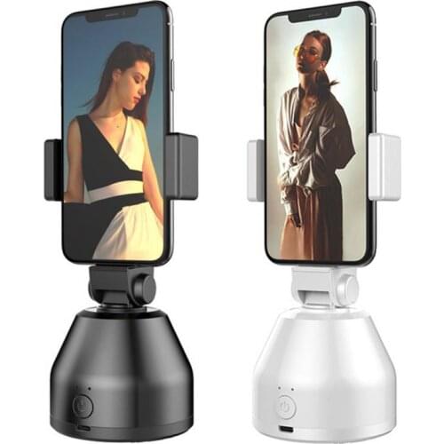 2021 Smart AI Gimbal Personal Robot IA Face Cameraman 360° Rotation Face Tracking Mobile Phone Stand ABS Plastic Dropshipping