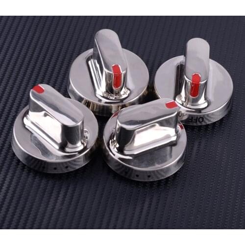 4pcs Heavy Duty Cooktop Oven Stove Knob Replacement Fit For Samsung Range DG64-00347A