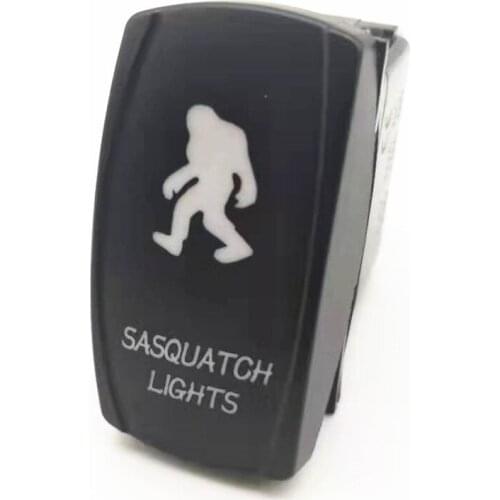 5 Pin On-off Switch Panel fit 12~24V Modification Rocker Switch Panel with Blue/Red/Green Led Light For RV Boat Car